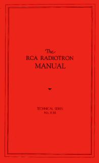 RCA - Radiotron Manual R10